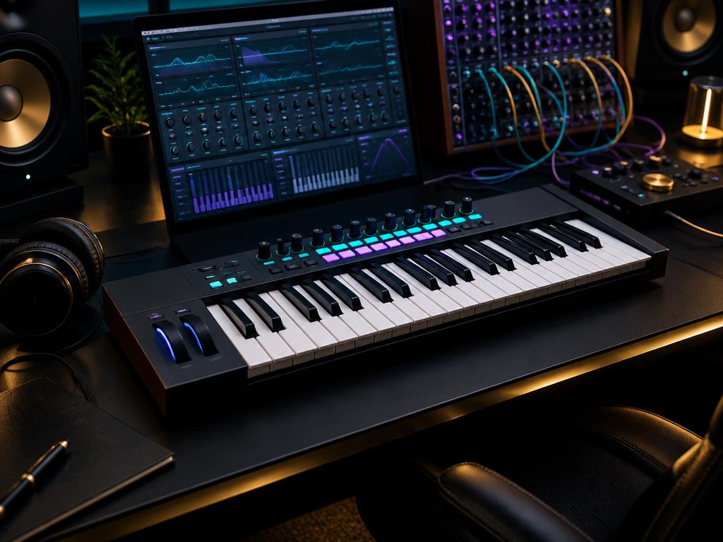 Illustrative MIDI keyboard